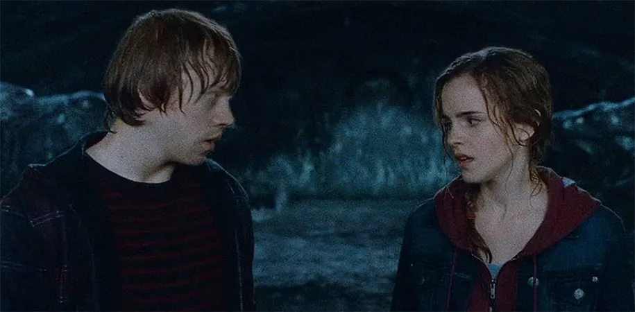 هرمیون و رون در «هری پاتر»، بدترین زوجهای سینمایی