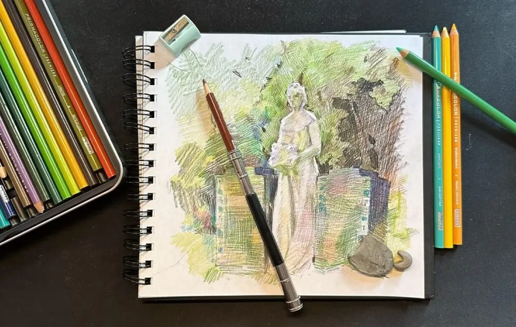 تاریخچه‌ی کوتاه پیدایش مدادرنگی