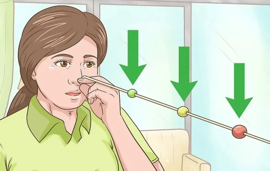 تمرین رشته براک برای تقویت بینایی انیمیشن ورزش چشم برای تقویت بینایی