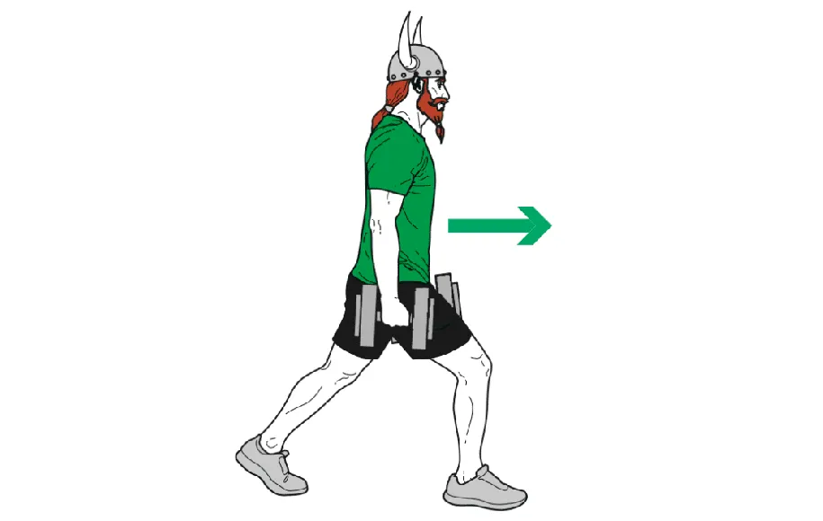 راه رفتن کشاورز با کتل‌بل