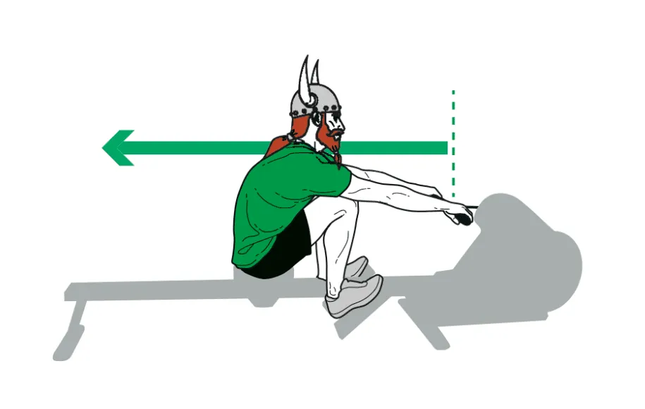 تمرین روئینگ با دستگاه قایقی – 500 متر