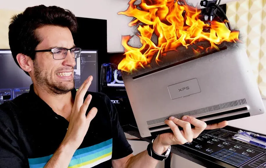 لپ‌تاپ داغ