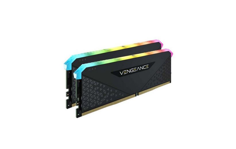 رم دسکتاپ DDR4 دو کاناله 3200 مگاهرتز کورسیر مدل VENGEANCE RGB RS
