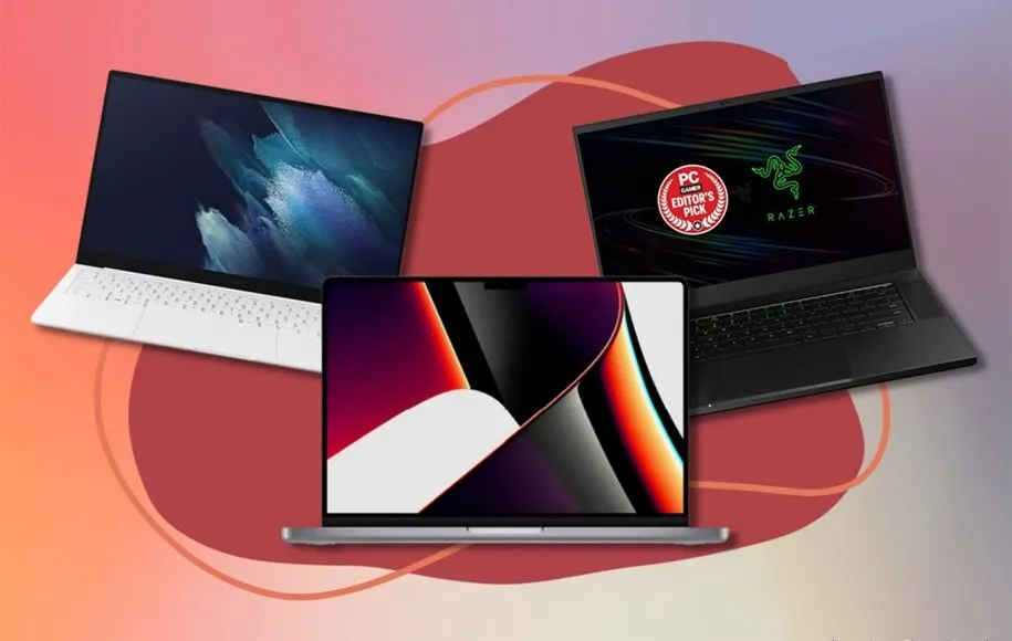 اندازه لپ تاپ