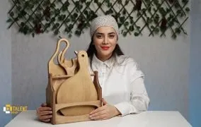 بررسی تخته سرو و استند پذیرایی مدل 126