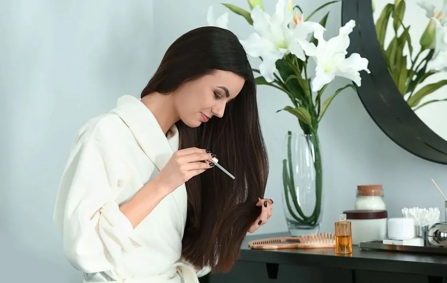 فواید سرم مو در روتین مو