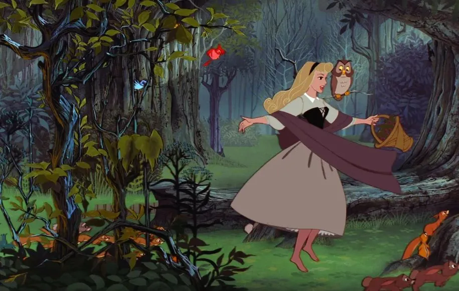 آئورا در انیمیشن زیبای خفته