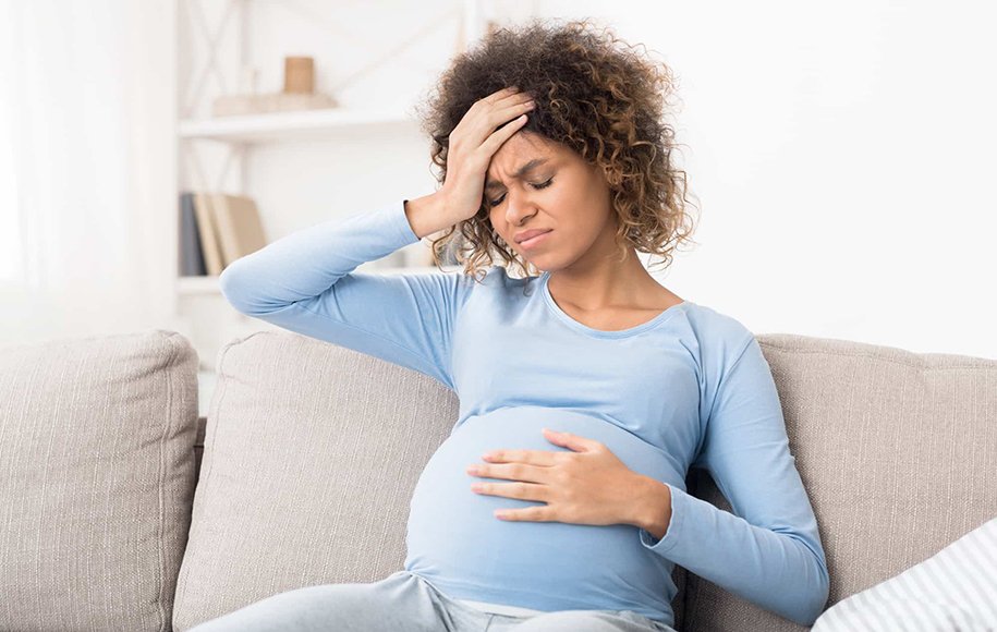 دلیل سردردهای زمان بارداری