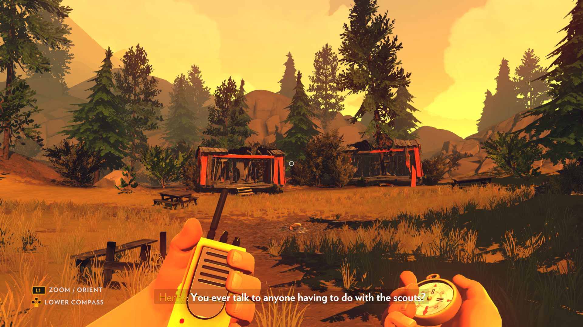 تصویری از بازی Firewatch