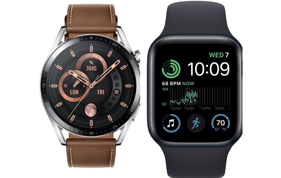 Huawei Watch GT 3 Vs Apple Watch SE 2022 12