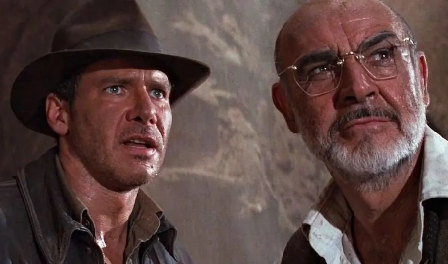 شان کانری و هریسون فورد در آخرین جنگ صلیبی