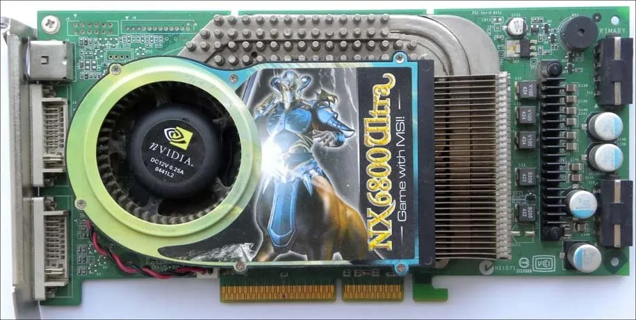 NVIDIA GeForce 6800 Ultra – سال ساخت: 2004
