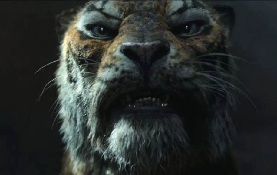 شیر خان با بازی ادریس البا – کتاب جنگل