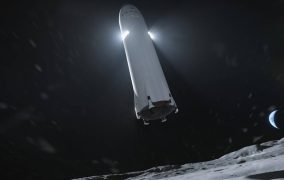 فرود روی ماه با استارشیپ اسپیس ایکس