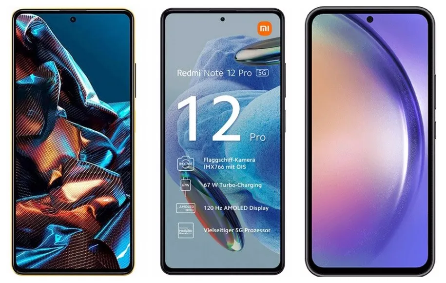 پوکو X5 پرو گلکسی A54 ردمی نوت 12 پرو