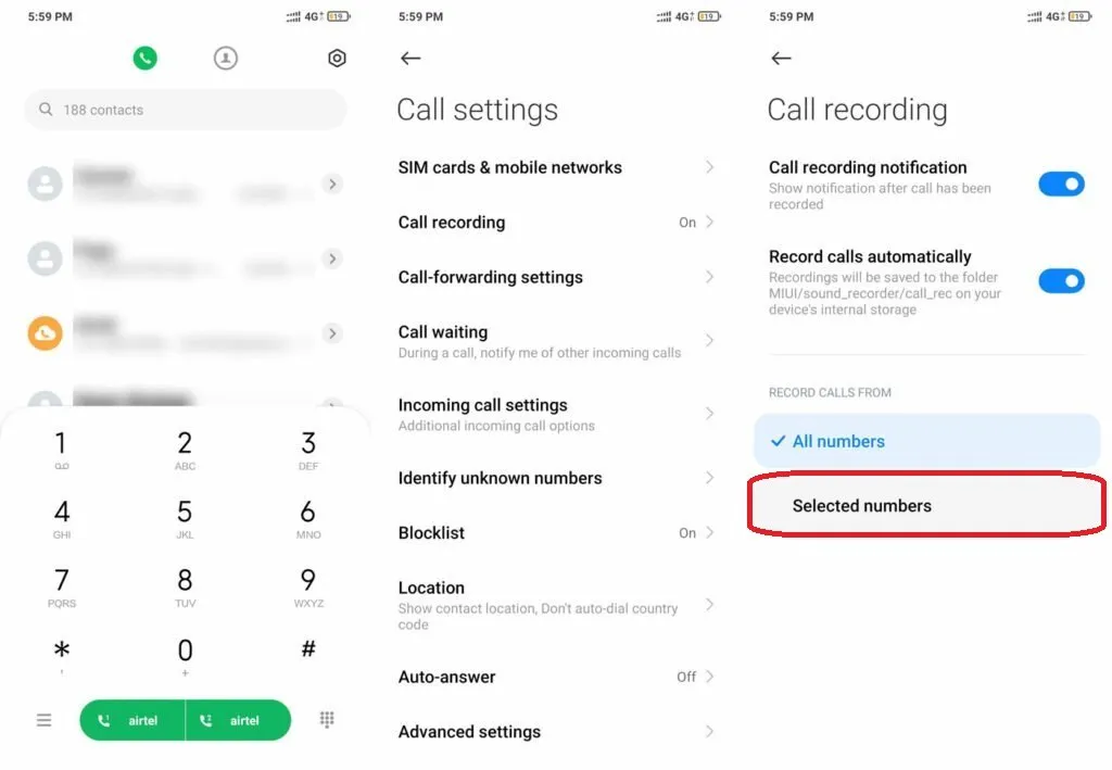 بهترین ضبط مکالمه برای شیائومی نوت ۸