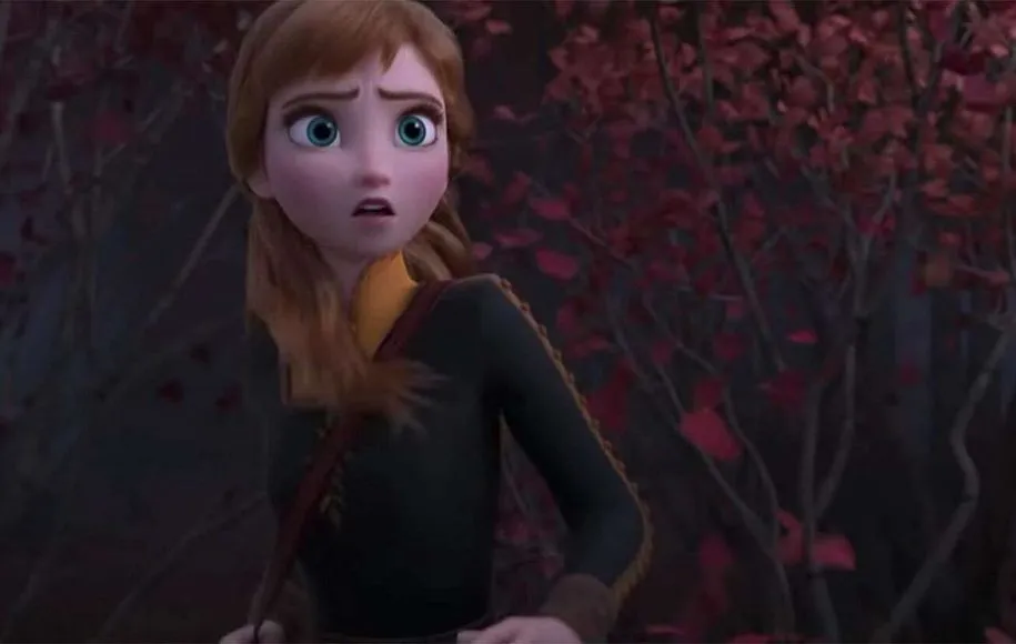 آنا در انیمیشن یخ زده