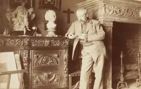 تصویری از آناتول فرانس در سنین پیری