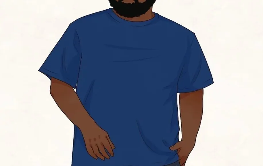 تیشرت فیت یک استایل مردانه هالیوودی راحت و کژوال