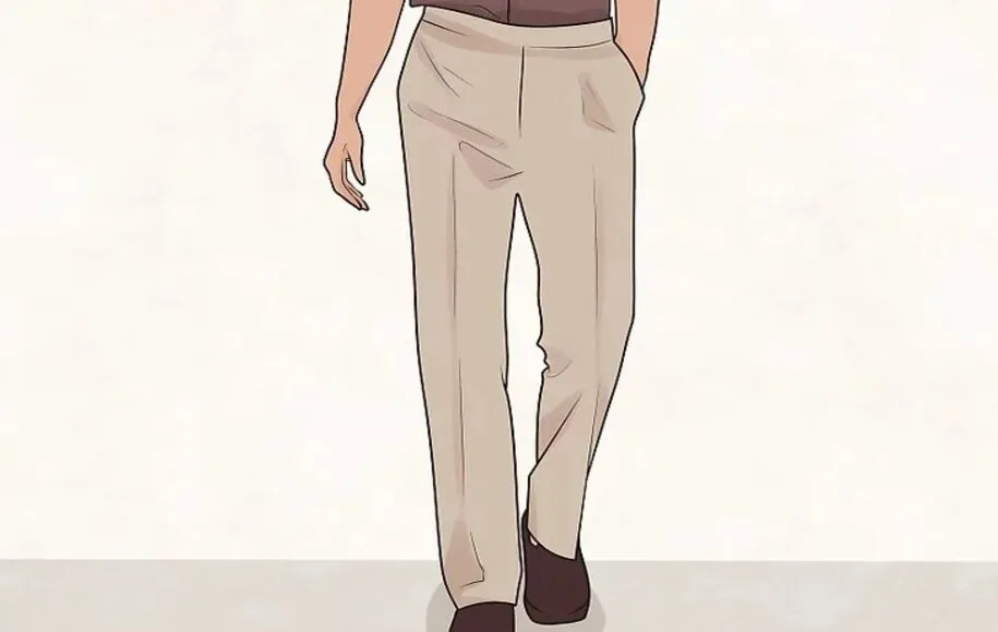 شلوار پارچهای استایلی محافظه کارانه و نیمه رسمی