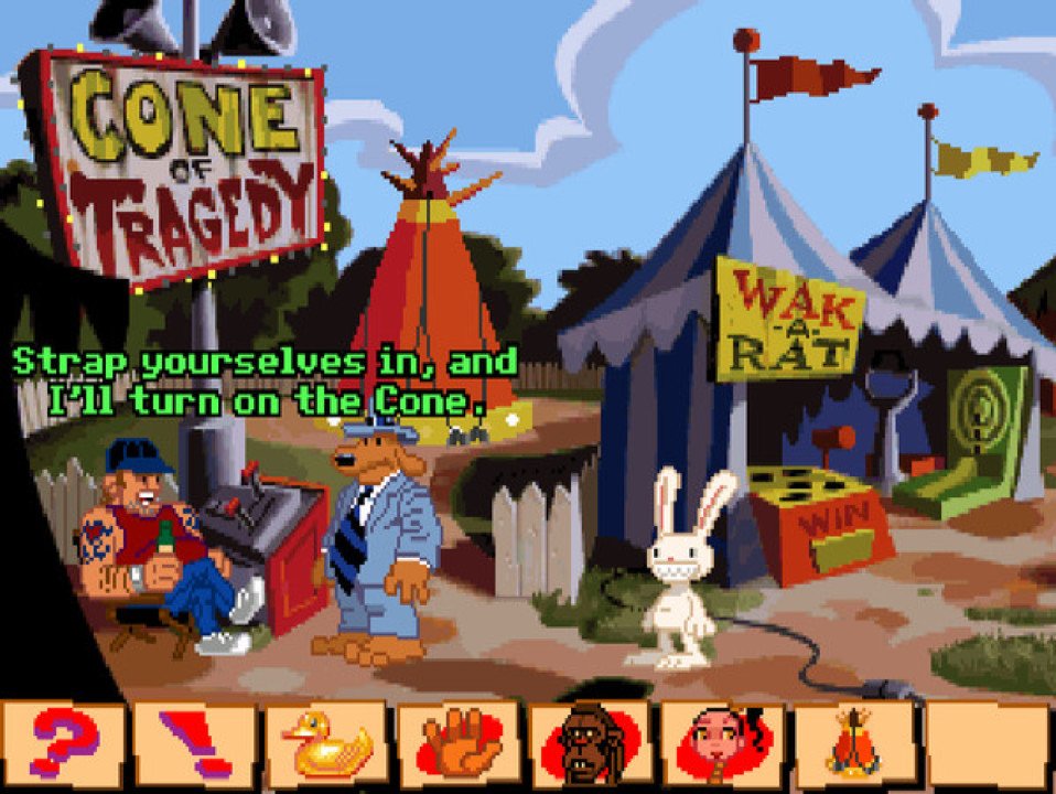بازی Sam & Max Hit the Road یکی از بهترین بازی های ماجراجویی کامپیوتر است