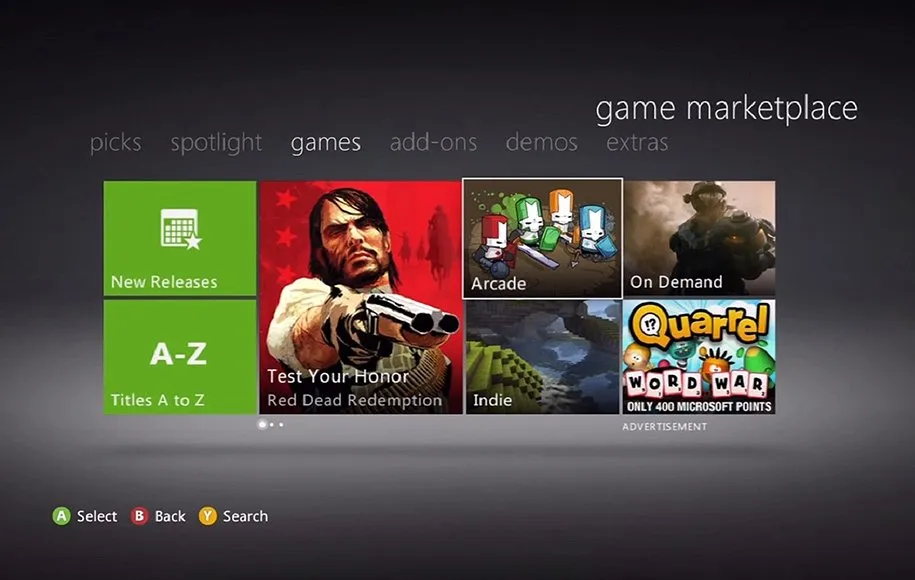 فروشگاه Xbox 360