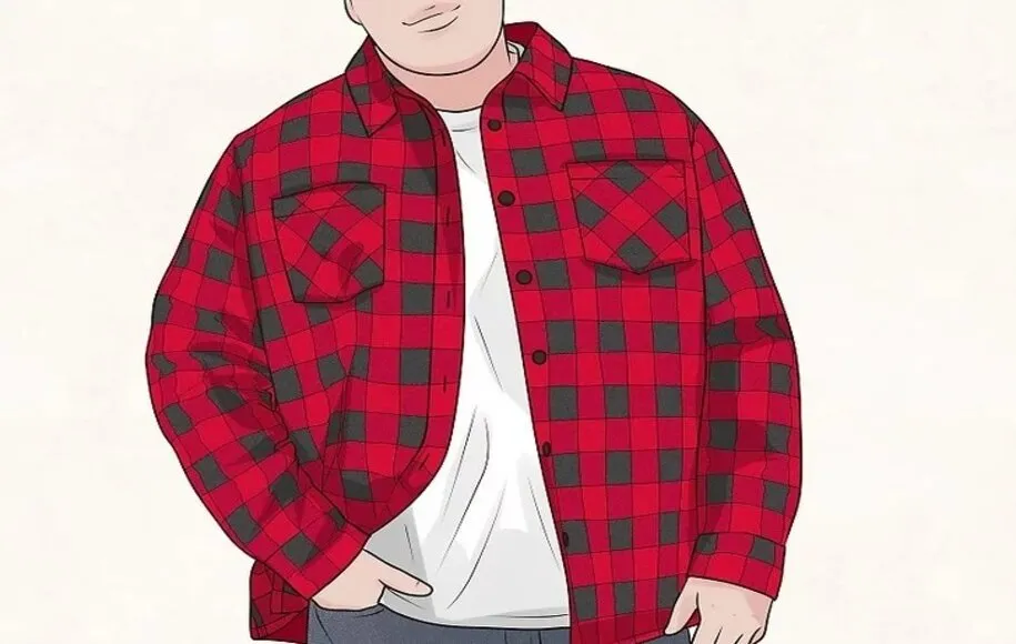 استایل مردانه هالیوودی کلاسیک با فلانل یا پیراهنم چهارخانه