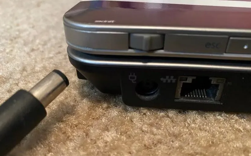 شارژ نشدن باتری لپتاپ