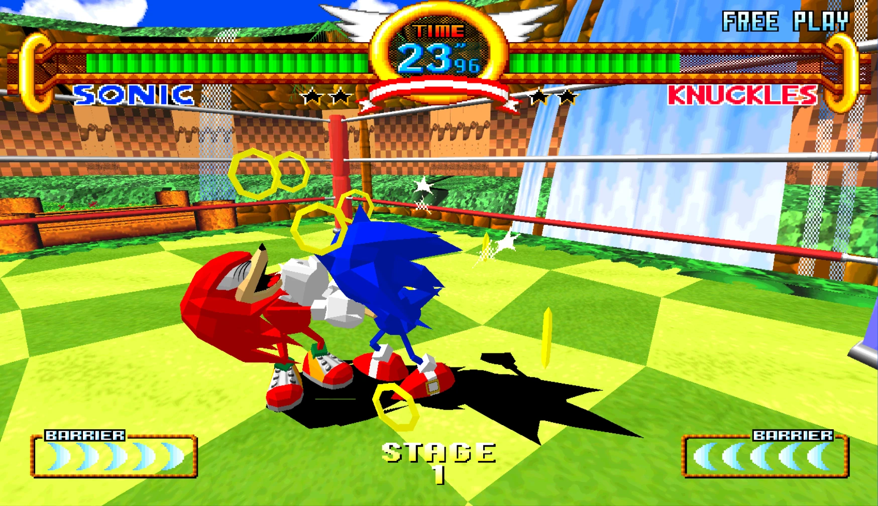 بازی Sonic the Fighters