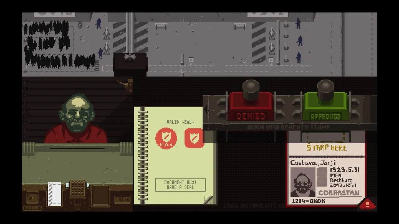 بهترین بازی های فکری اندروید papers please