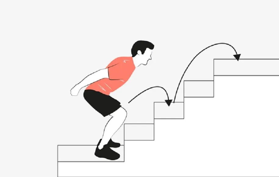 پرش روی پله