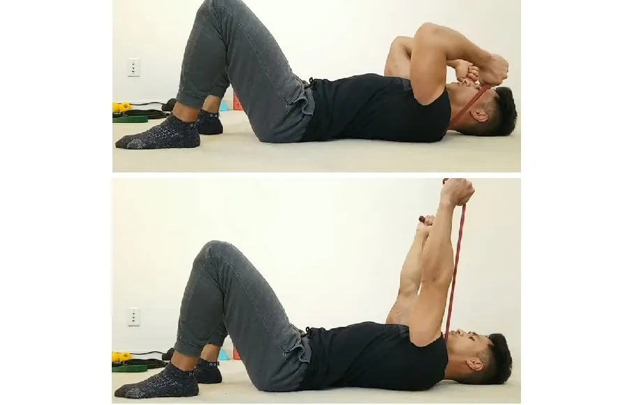 پشت بازو خوابیده