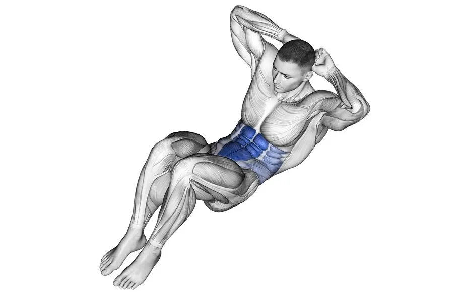 7 دقیقه ورزش با تمرین کرانچ