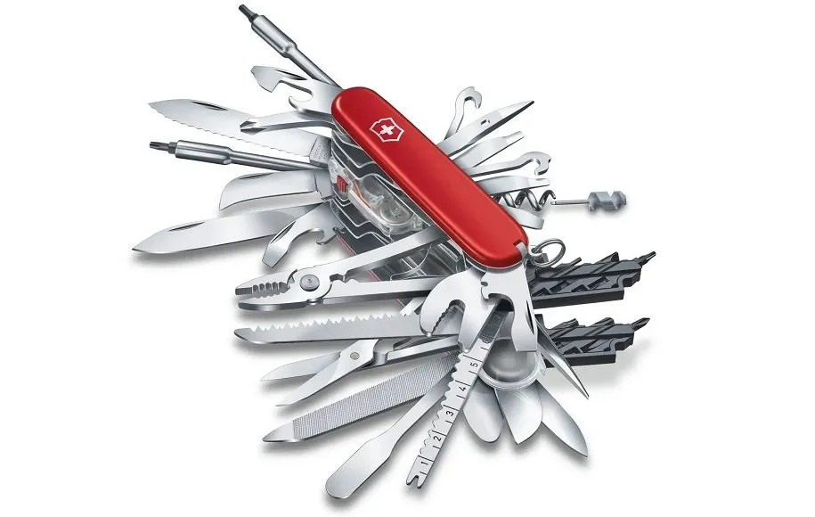 چاقوی 73 کاره ویکتورینوکس مدل قهرمان XXL