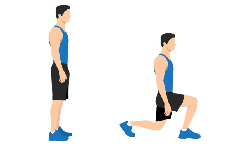 7 دقیقه ورزش با تمرین لانگ