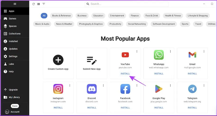 Convert Websites into Apps on Windows 10