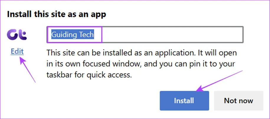 Convert Websites into Apps on Windows 4