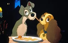 بانو و ولگرد، لحظه به‌یادماندنی غذامحور در فیلم‌ها