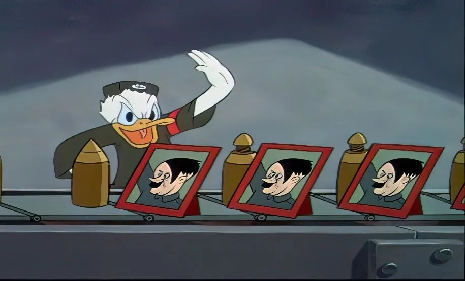 کارتون دانلد داک در سرزمین نازی‌ها