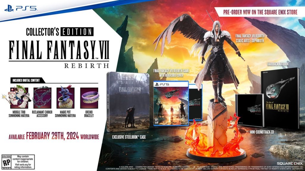 نسخه‌ی کالکتورز Final Fantasy VII Rebirth