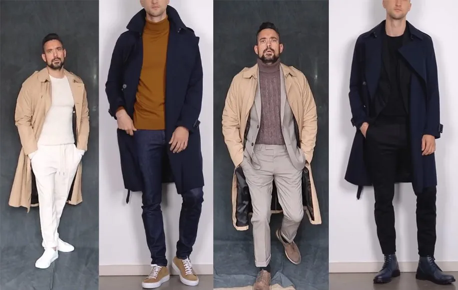 ست بارانی مردانه