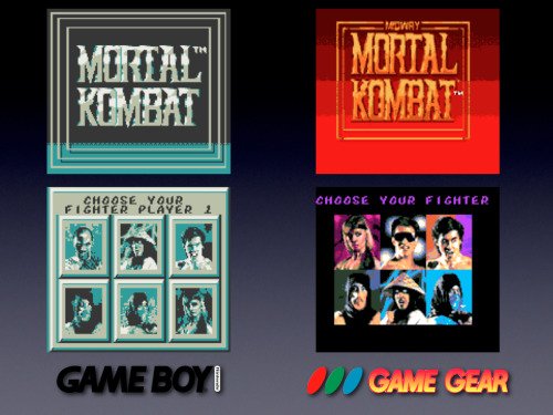 Mortal Kombat - Game Gear/Game boy