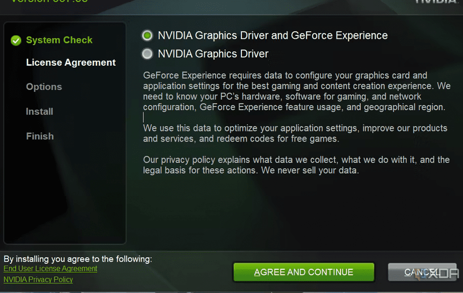  update graphics driver Nvidia