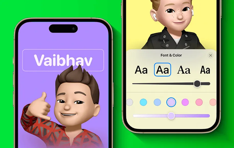 Contact Posters on iPhone ۴