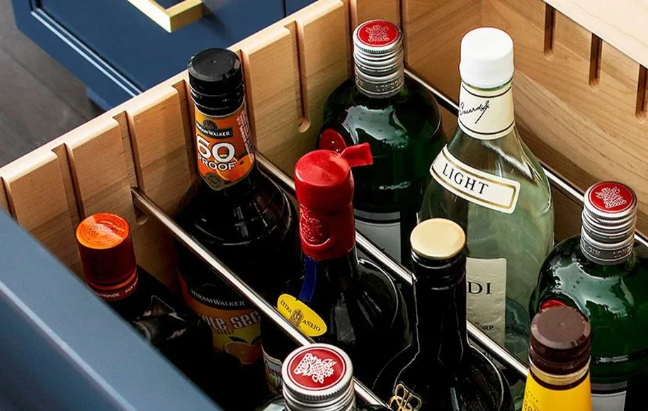 جدا کننده کشو چیدمان کابینت آشپزخانه