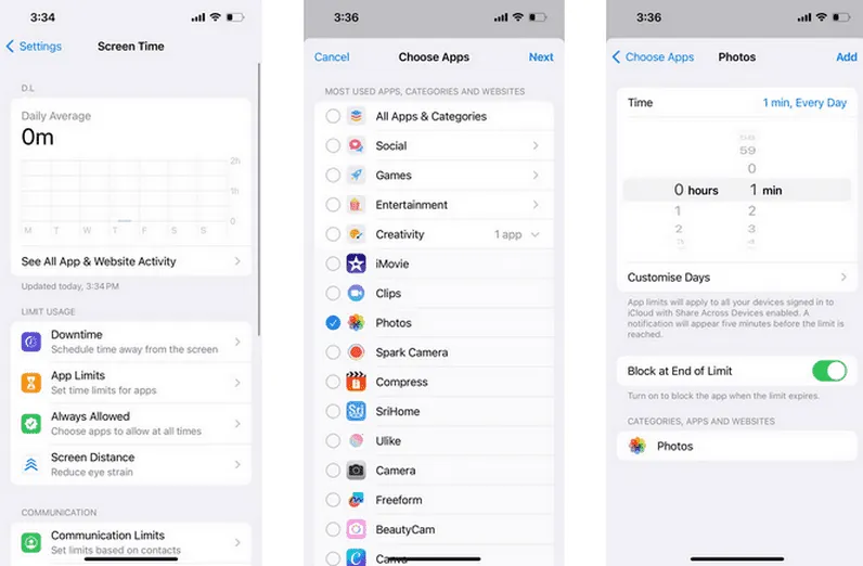 قفل کردن تصاویر در آیفون