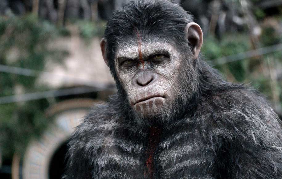 فیلم جنگی علمی تخیلی ظهور سیاهره میمون‌ها