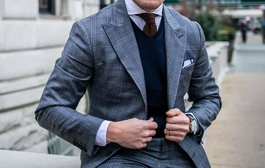 روش‌های مختلف ست کردن کت و شلوار و بافت