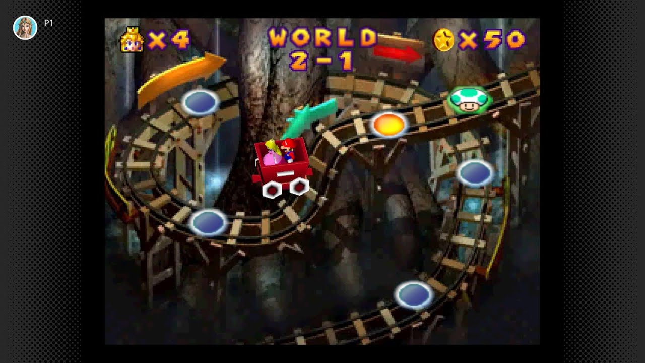 Mini-game Coaster در بازی Mario Party 2