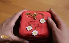 نیم‌ست زنانه مدل بابونه کد a10